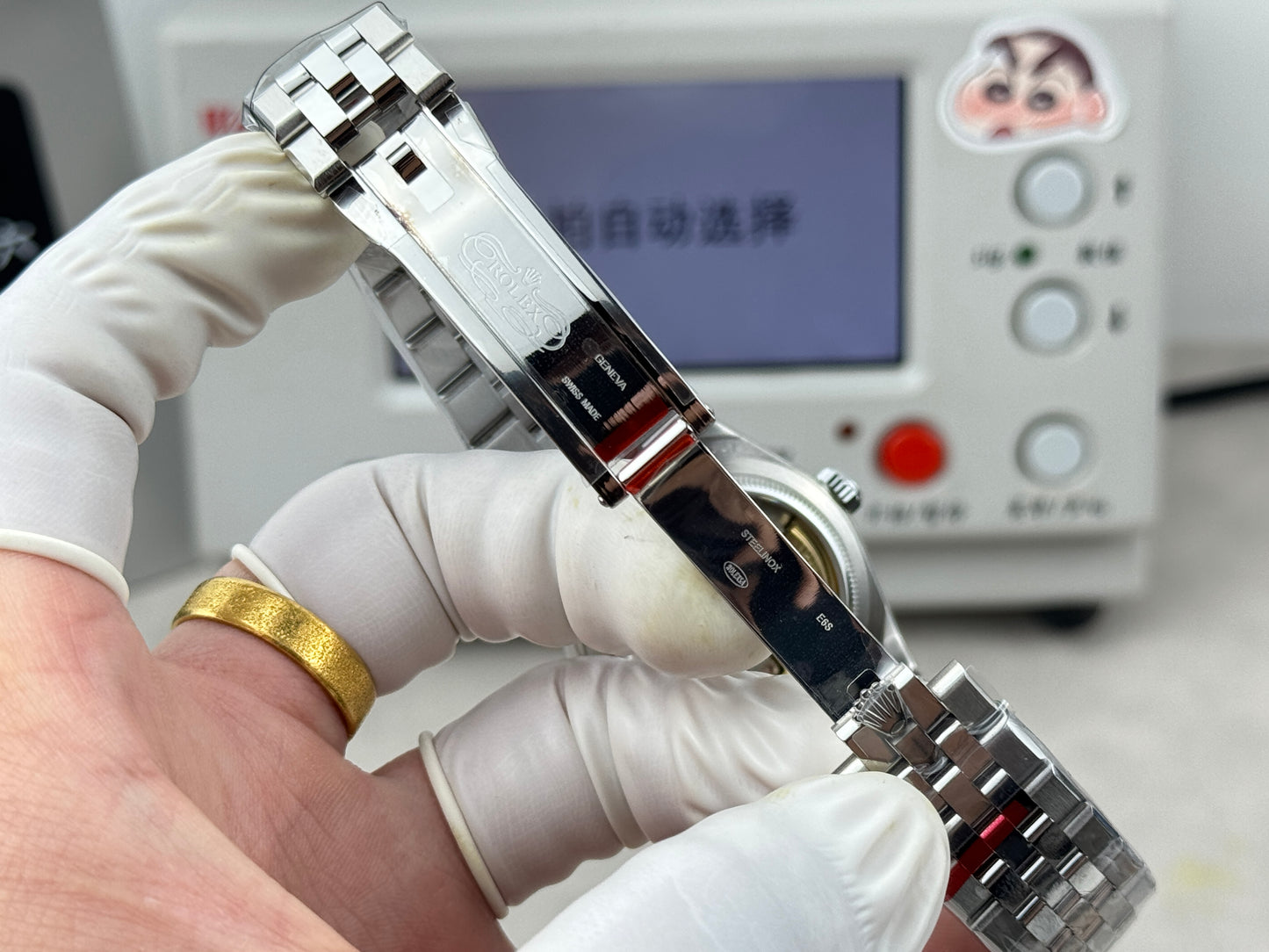 L-Dweller - 127336- White - Silver 904L Steel- Ultra-thin-Automatic - 40/36mm