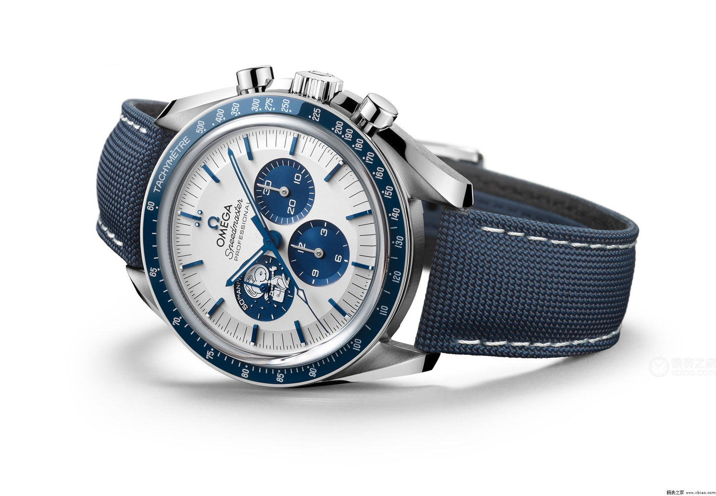 316L Steel - Blue Rubber - Chronograph - Automatic - 44mm