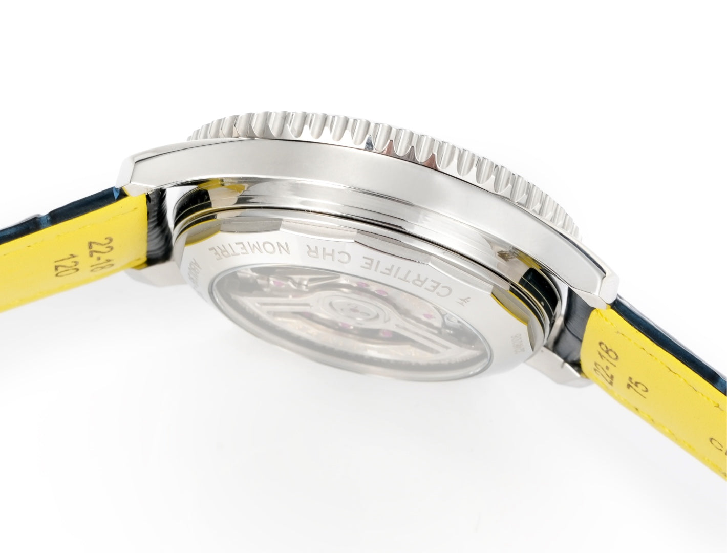 Chronograph - Silver Blue - Blue - N-Timer - Blue Leather - Automatic - 43mm