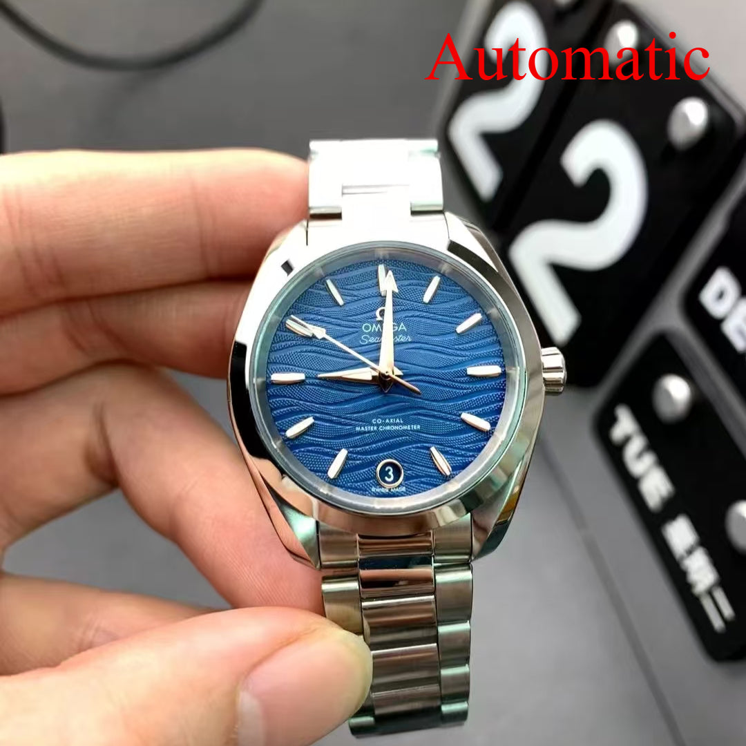 LADY-Blue 904L Steel- Blue 904L Steel- Quartz/Automatic - 34mm