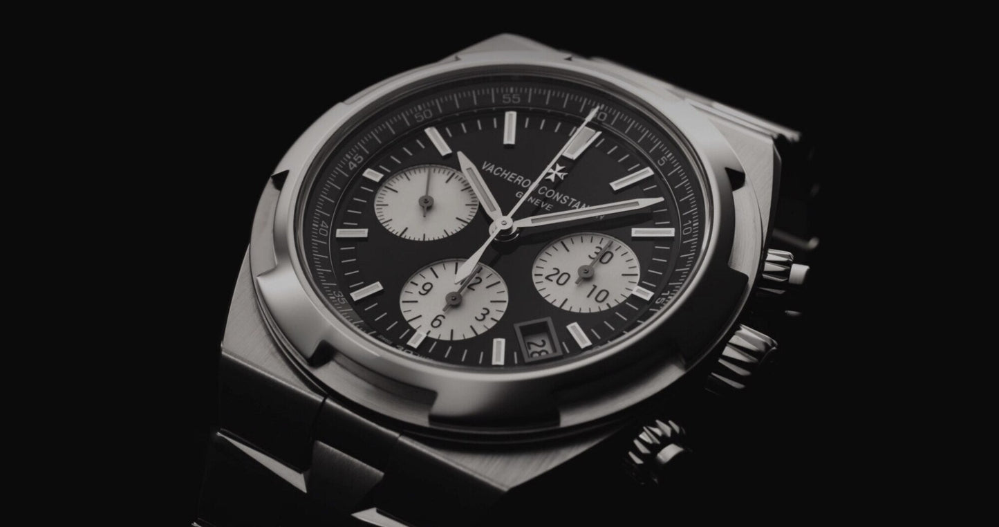 Chronograph -Black - 904L Silver - Automatic - 43mm