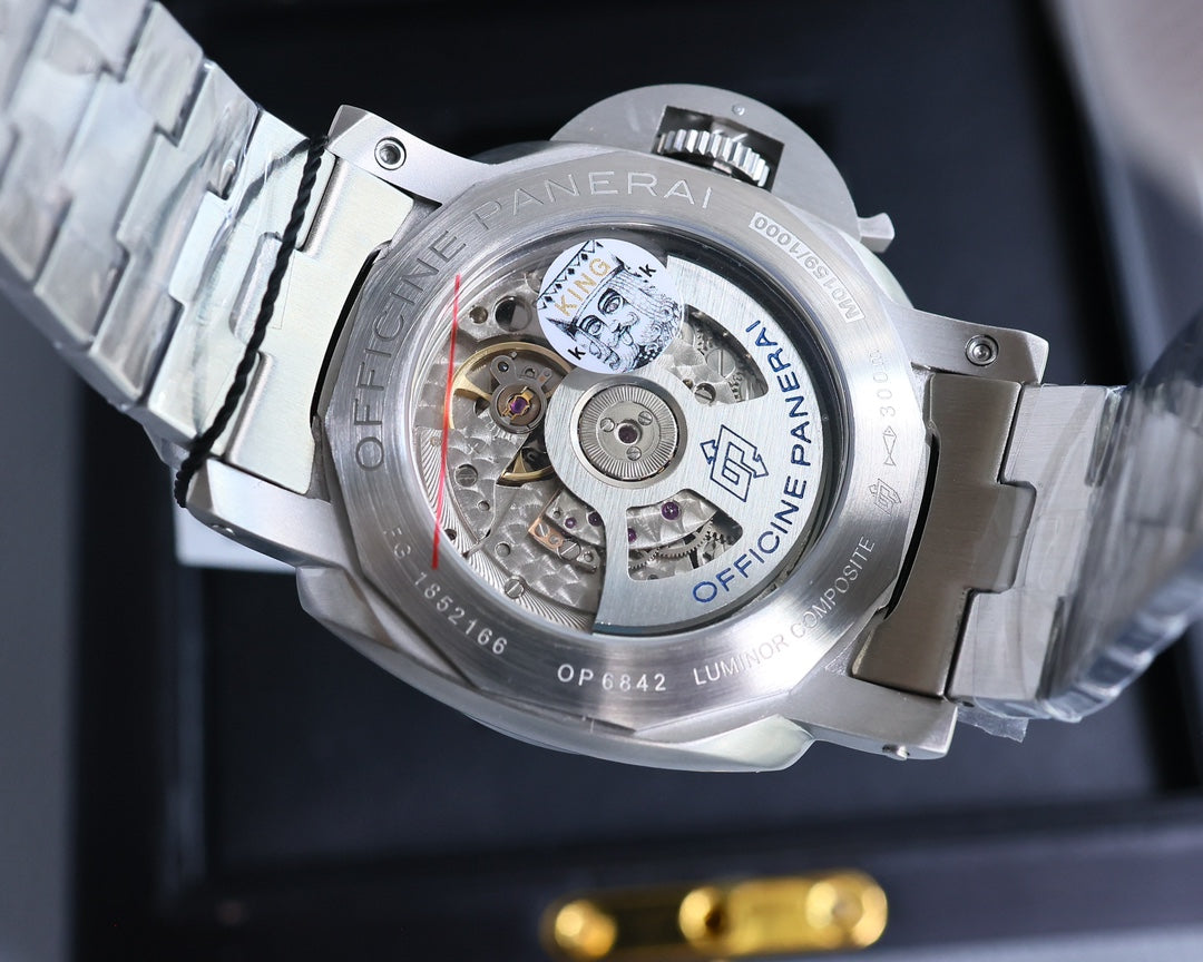 Black 316L - Silver Steel - Automatic - 44mm