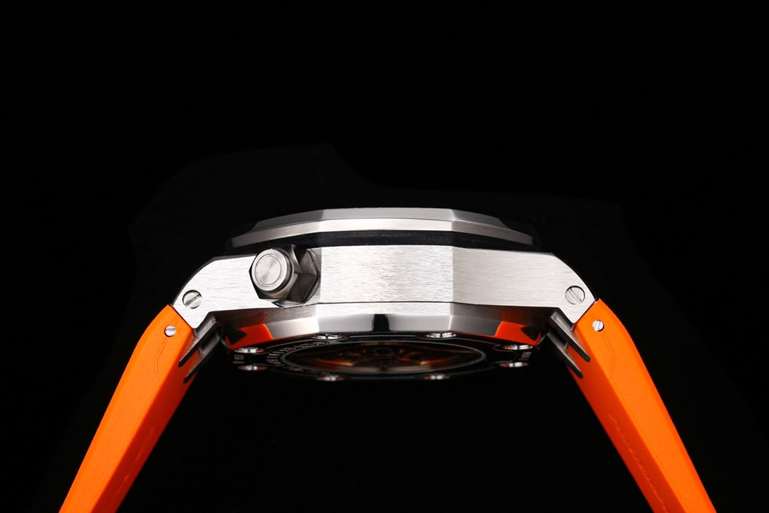 Chronograph -26703ST Orange - Rubber -Automatic - 42mm