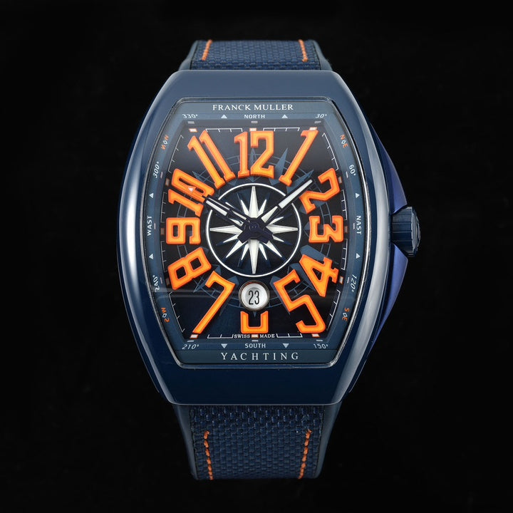 Orange Ceramic - Blue Rubber - Automatic - 45mm