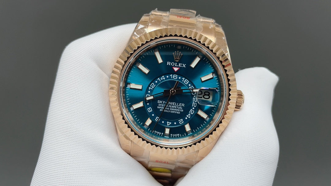 C-Factory -Blue Rosegold - 904L Steel - Automatic - 42mm