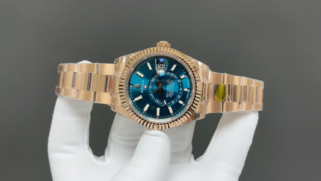 C-Factory -Blue Rosegold - 904L Steel - Automatic - 42mm