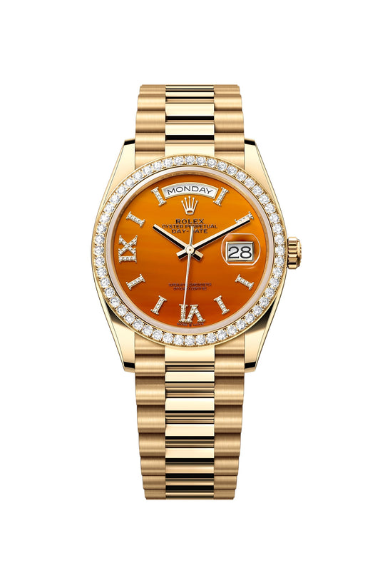 Luxury Orange - Gold 904L Steel - Automatic - 36mm