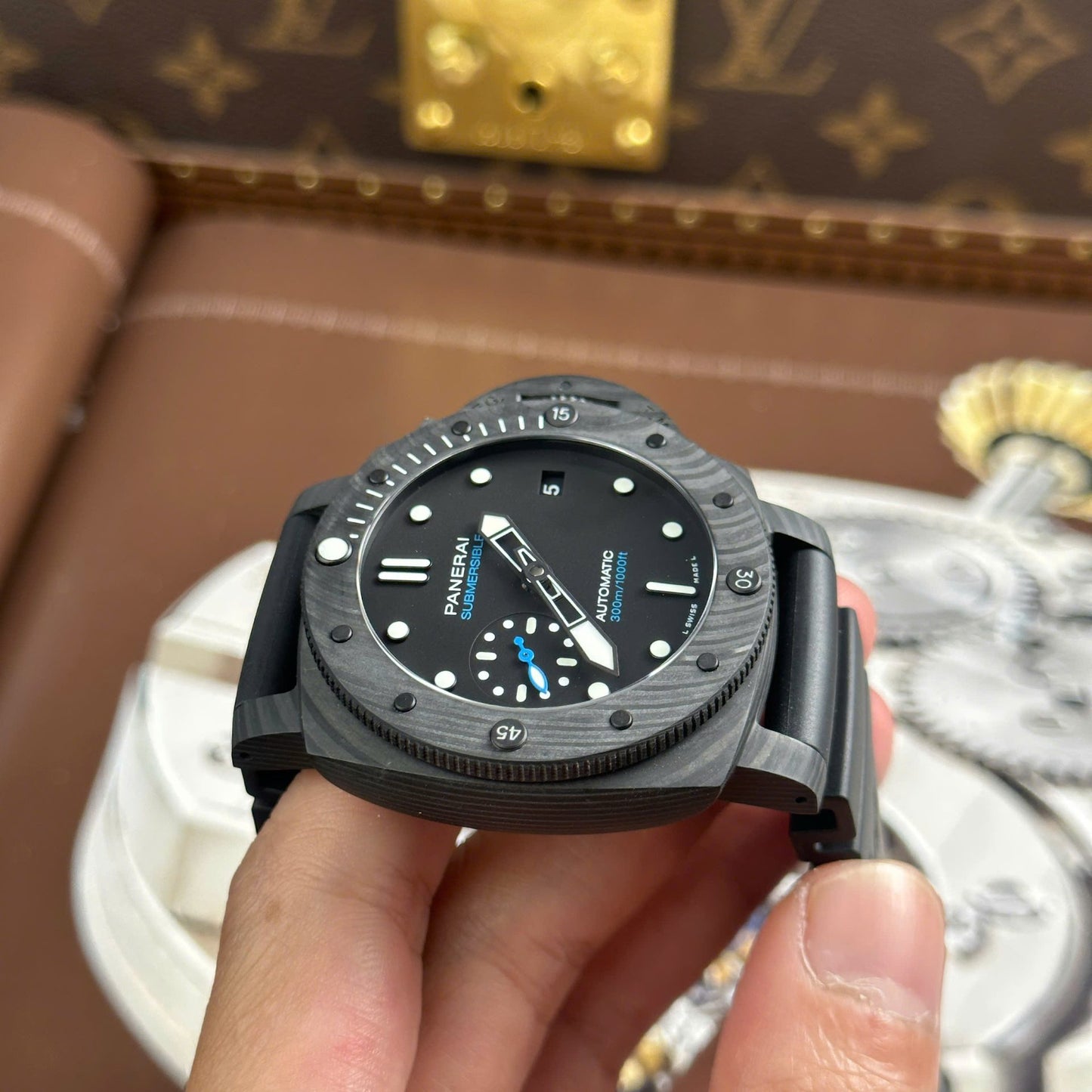 Black - Black 904L Steel - Black Rubber -Automatic - 44mm
