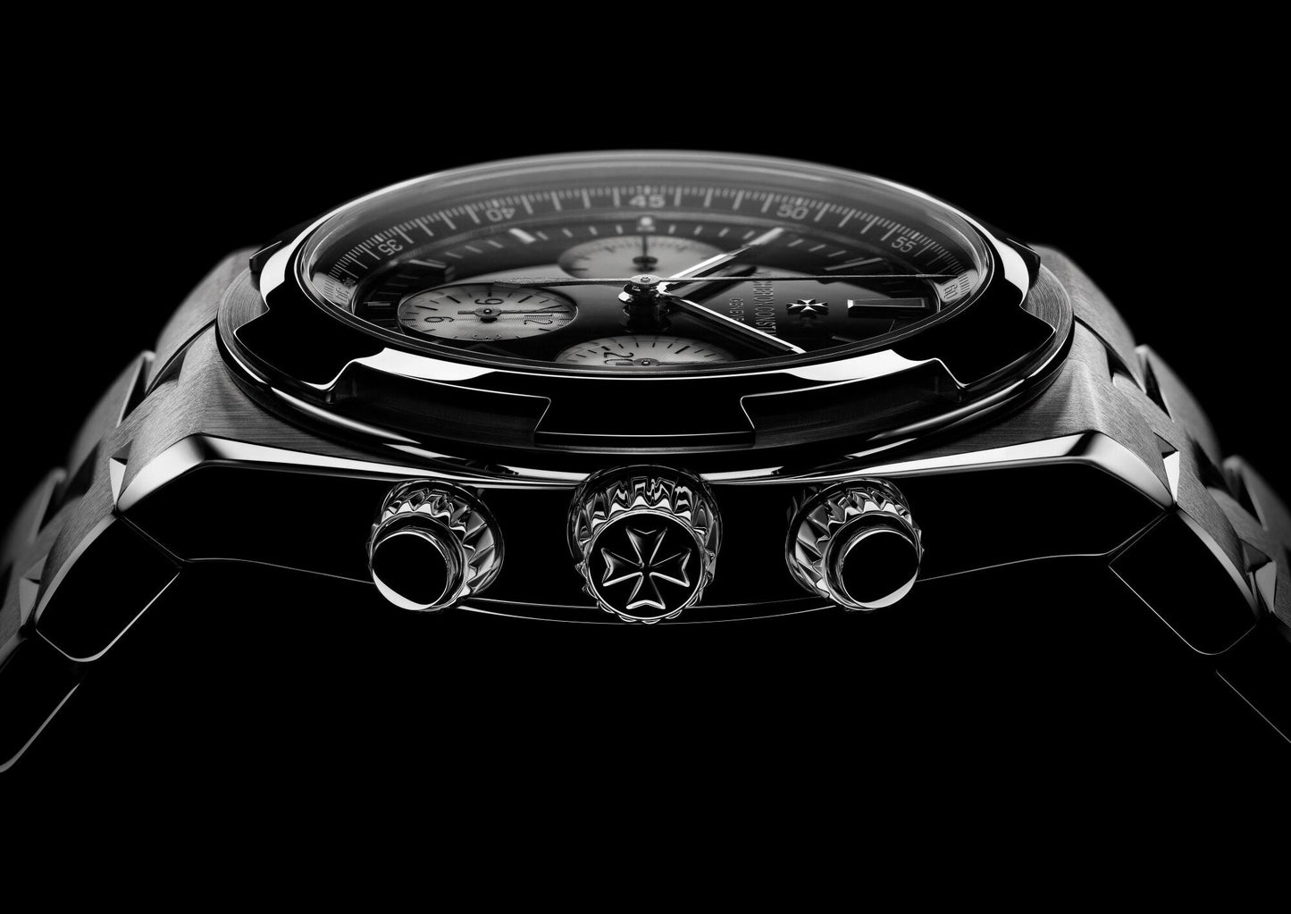 Chronograph -Black - 904L Silver - Automatic - 43mm