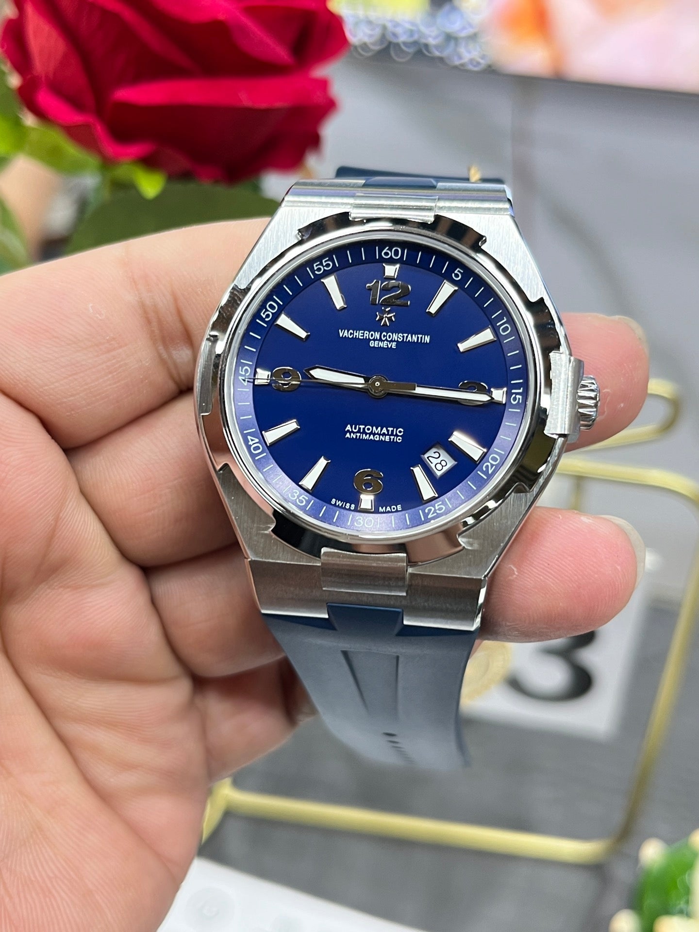 Blue Silver - Blue Rubber - Automatic - 41mm