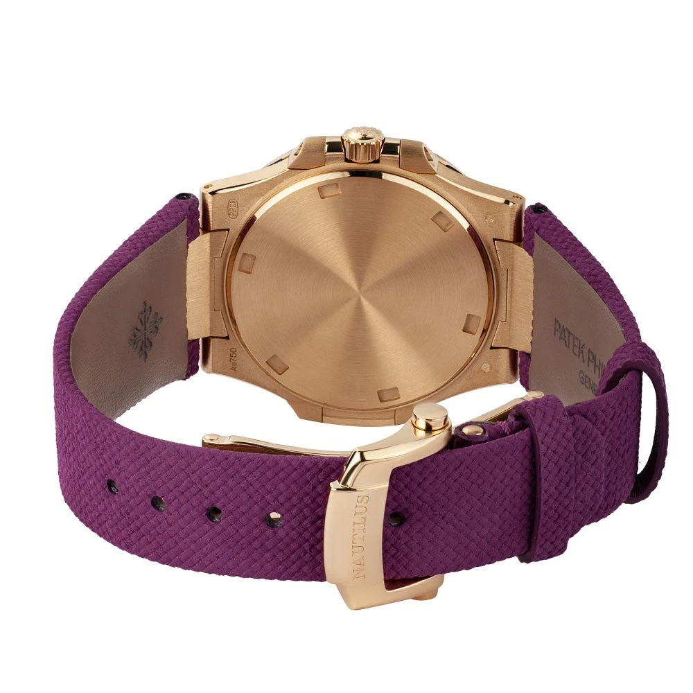 LADY -Ultra thin -Diamond Bezel- Purple rubber - Quartz - 32mm