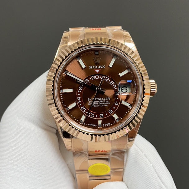 C-Factory -Brown Rosegold - 904L Steel - Automatic - 42mm