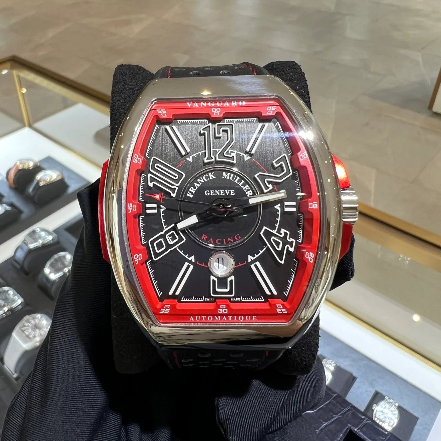 Red Black - Black Rubber - Automatic - 44*53mm