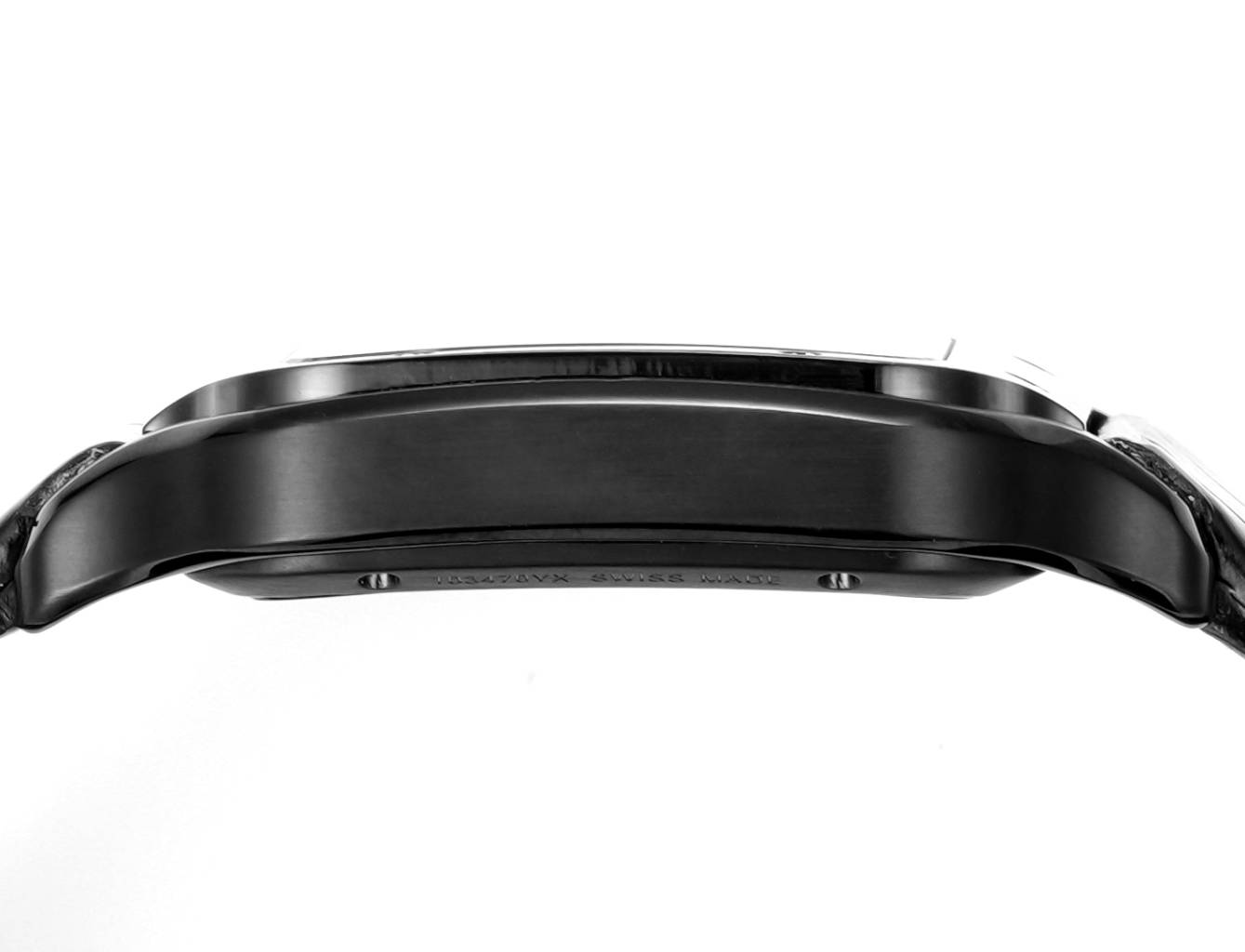 Two hands -Black Silver -Ultra-thin Hollow -Black Leaher - Automatic - 40mm