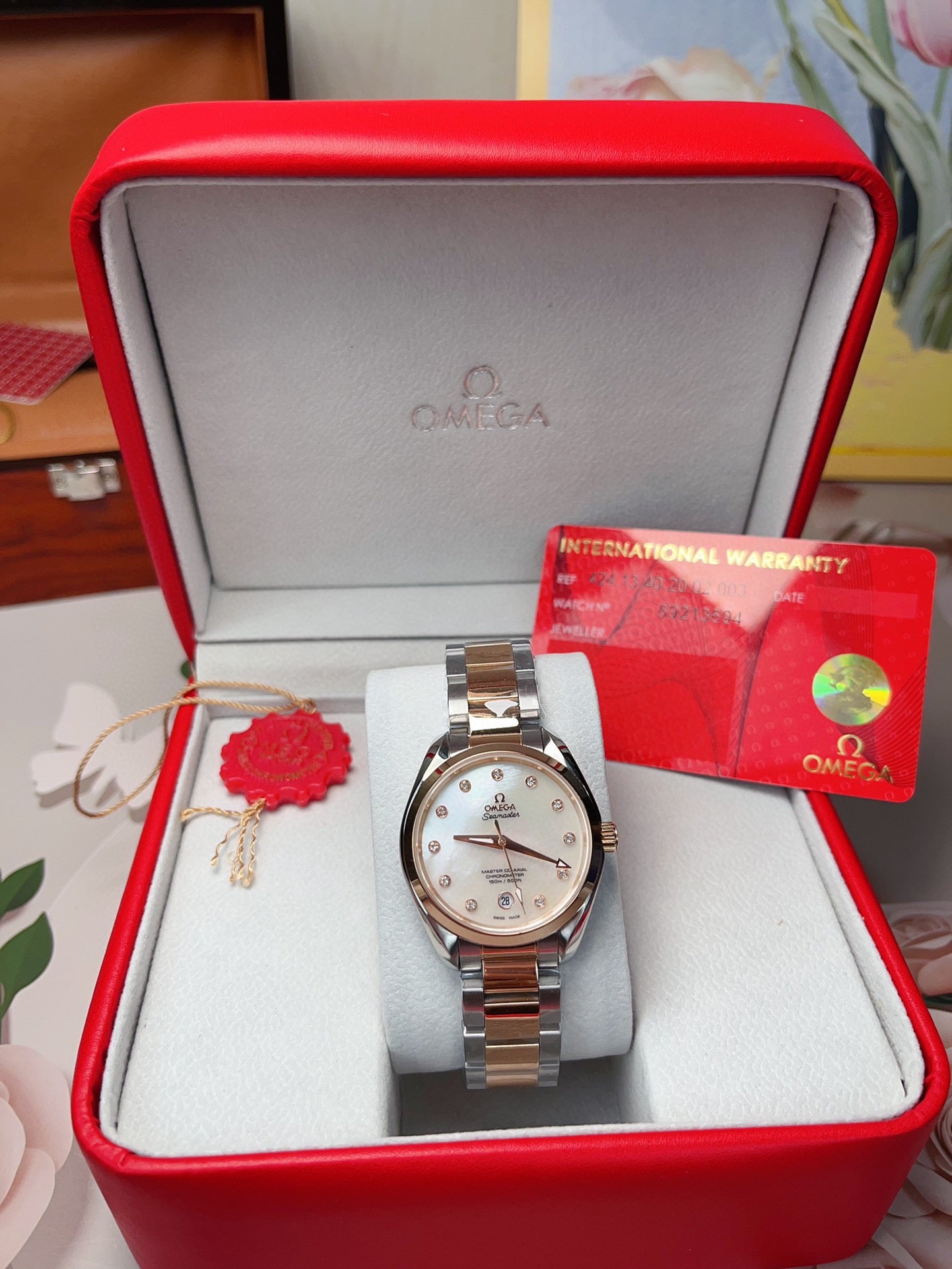 LADY -White Silver- White Yellow 904L Steel- Quartz - 34mm