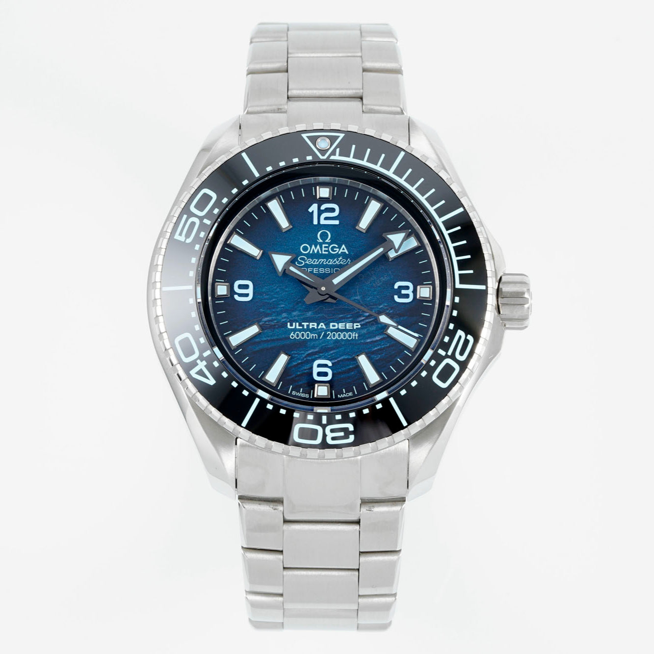 L Size Blue Sea - Silver 904L Steel - Automatic - 45mm