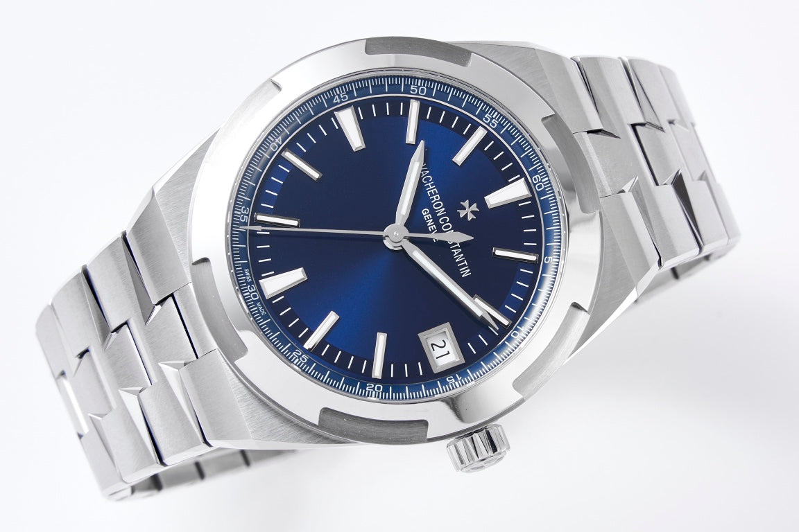 cal 5100 - Blue - Silver 904L Steel - Automatic - 41mm