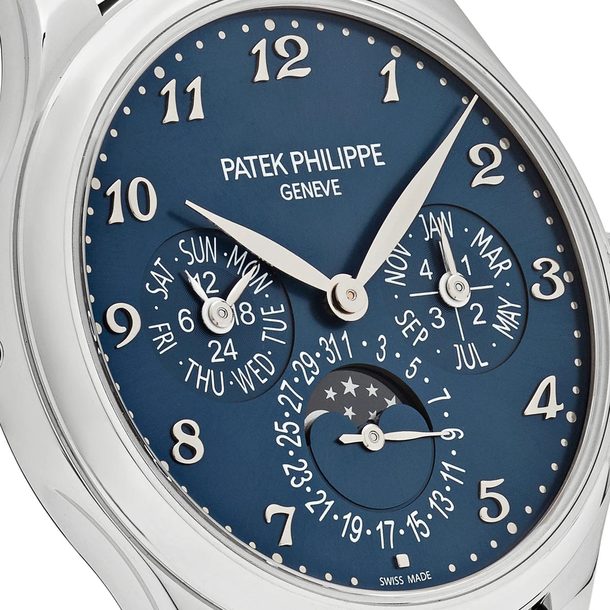 Calendar- Blue - Blue Leather - Automatic - 40mm