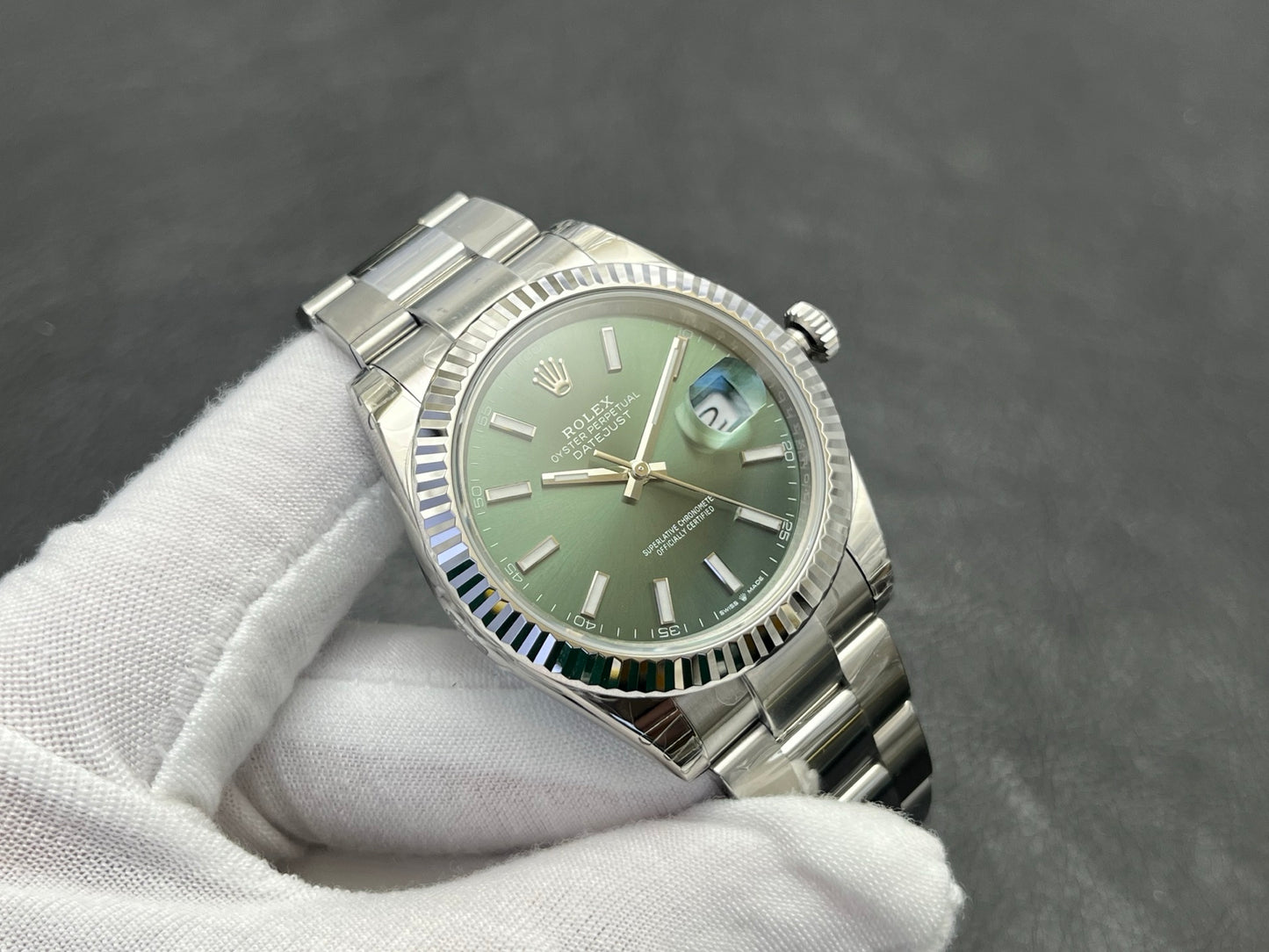 C-Factory -Green - Silver 904L Steel- Automatic - 41mm
