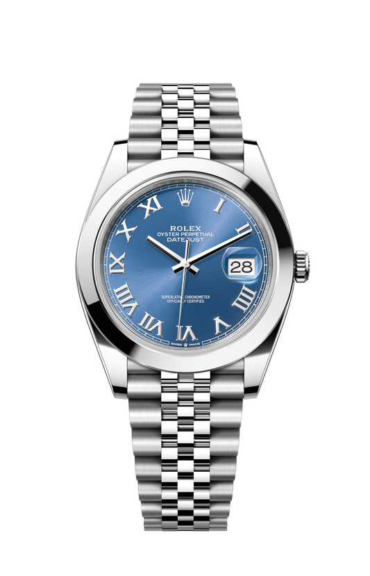 Compensation watch(without box)-Silver - 904L Steel - Blue - Automatic - 41mm