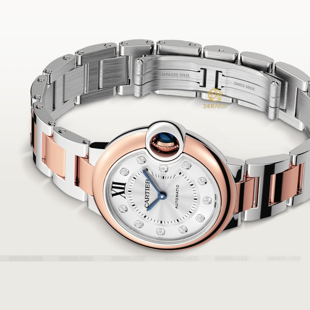 Rosegold silver - 904L Steel - Automatic - 42mm/33mm