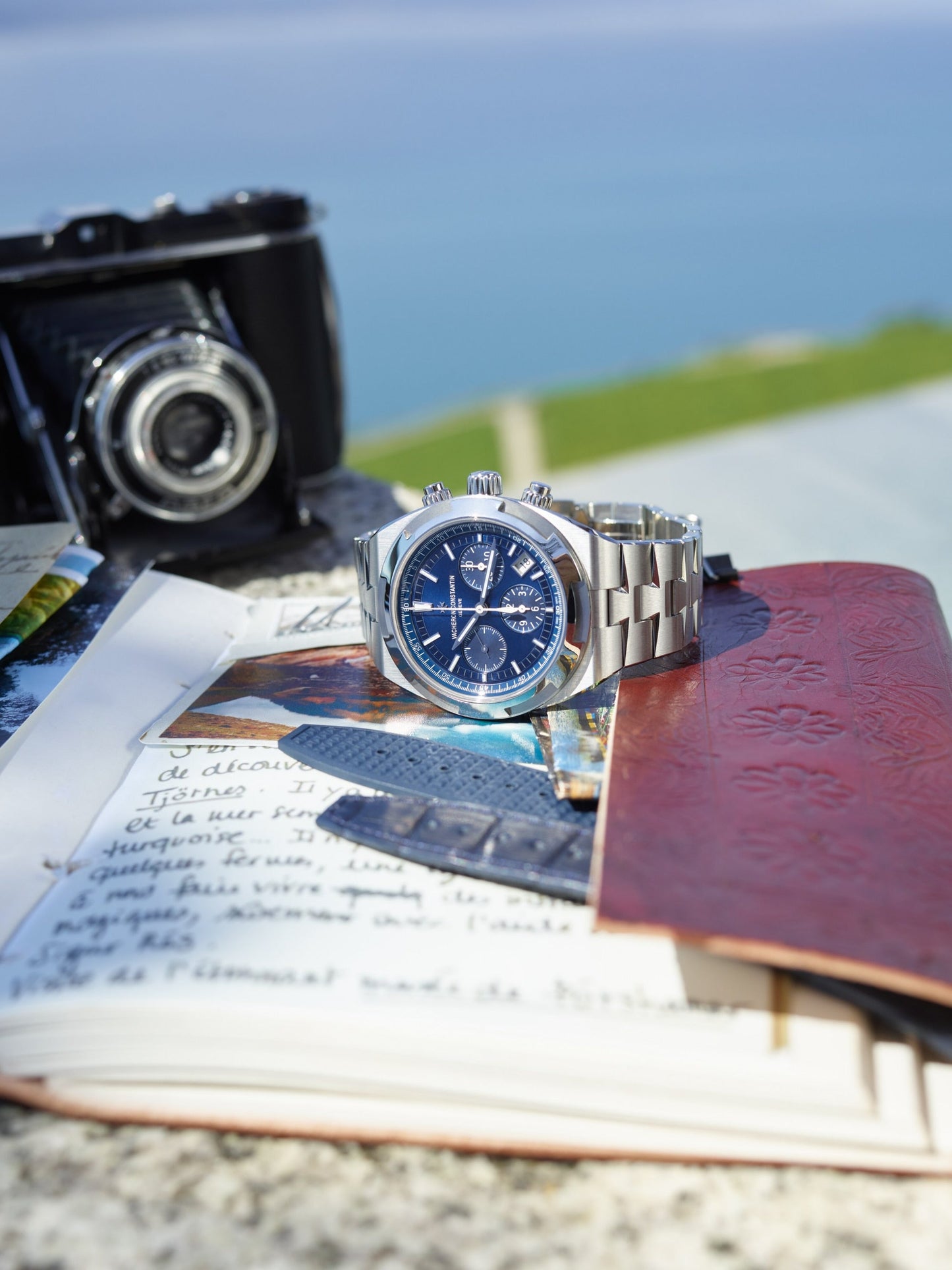 Chronograph-Blue - White 904L Silver - Automatic - 43mm