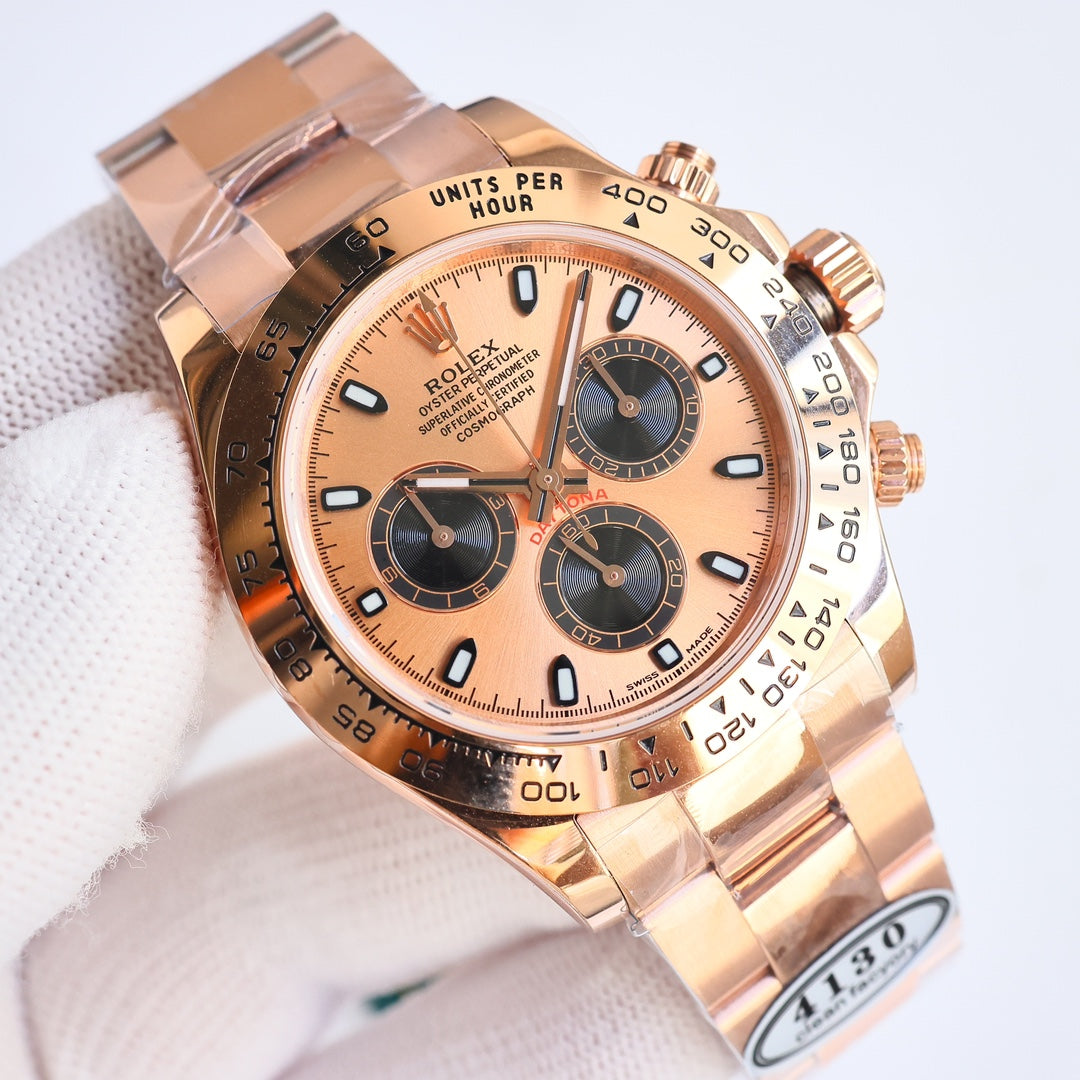 Chronograph -C-Factory -Rosegold - 904L Steel- Automatic - 40mm