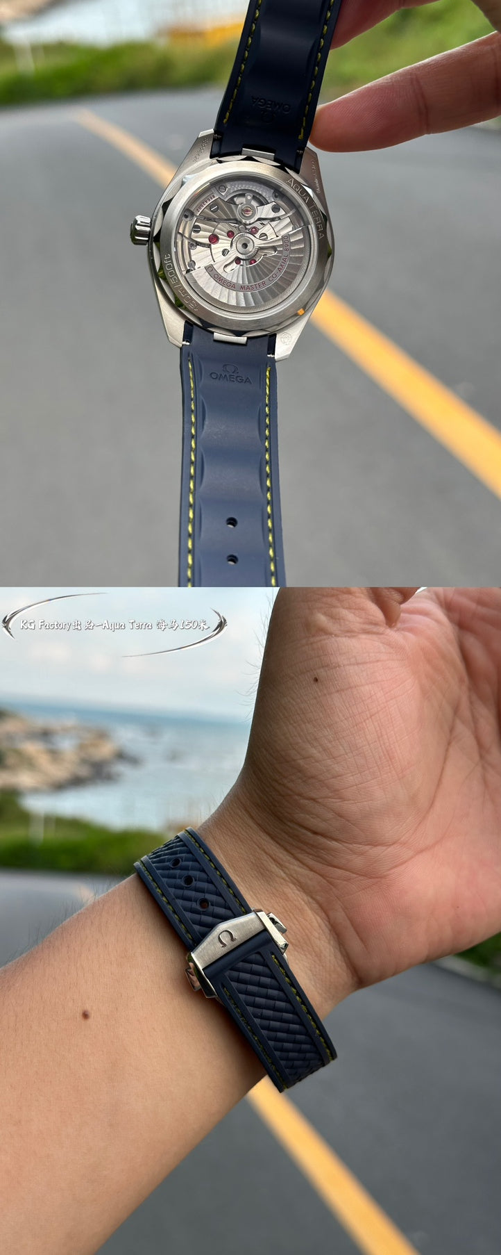 Blue Silver- Blue Rubber- Automatic - 41mm