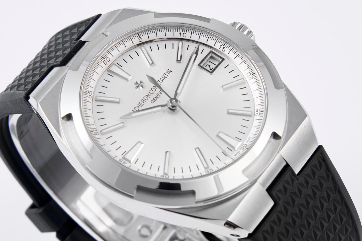 White Silver - Black Rubber - Automatic - 41mm