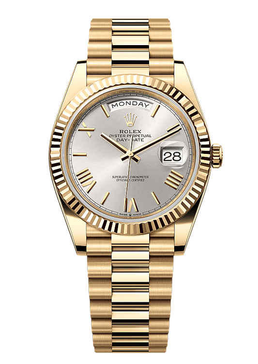 Silver - Yellow Gold 904L Steel - Automatic - 40mm