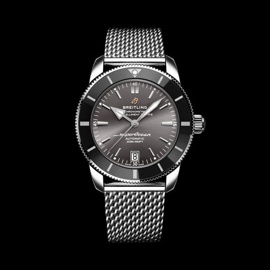 Top version - S-Ocean -Grey  -Silver 904L Steel - Automatic - 42mm