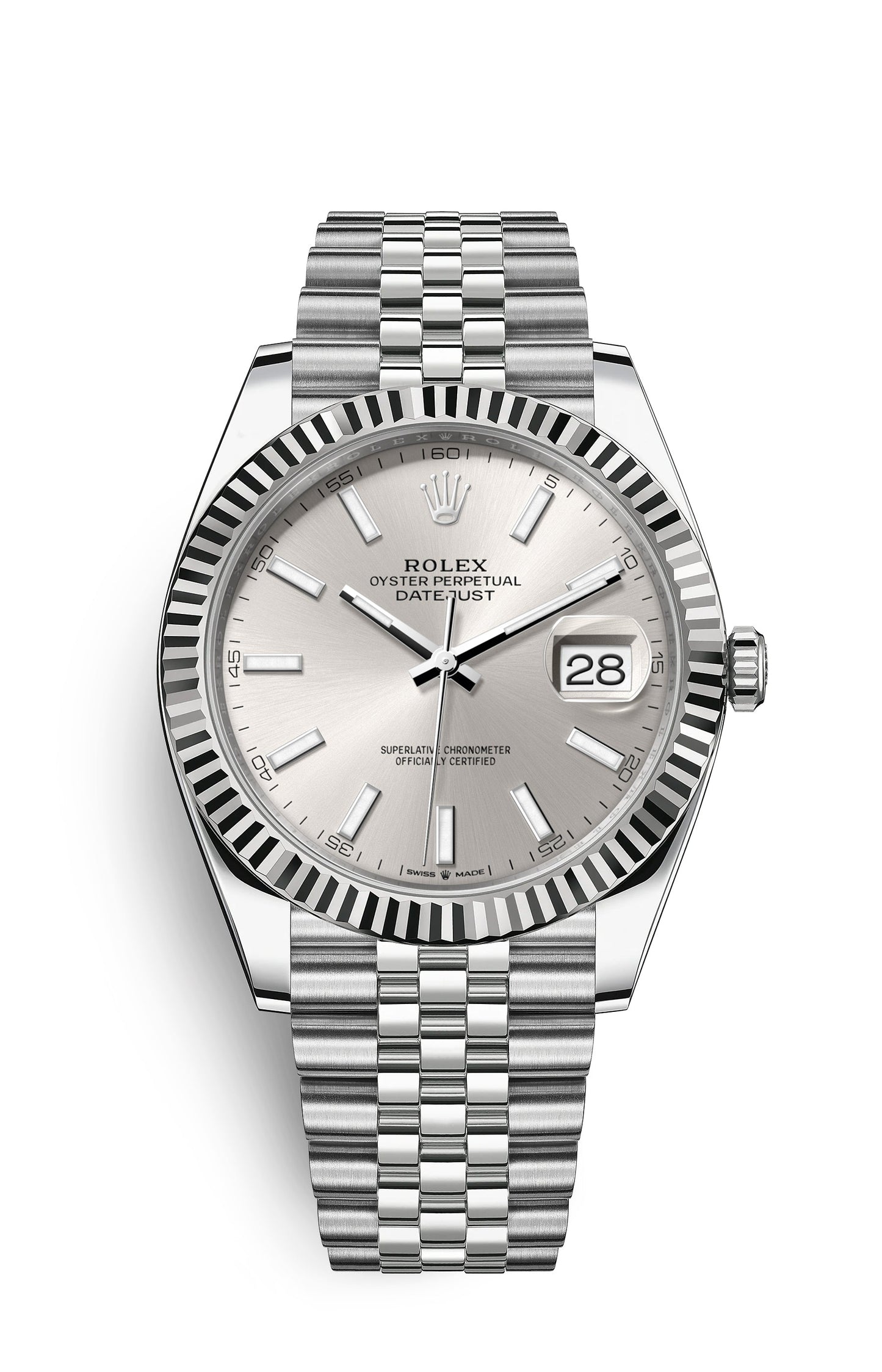 Classic Silver - White - 904L Steel - Automatic - 41mm