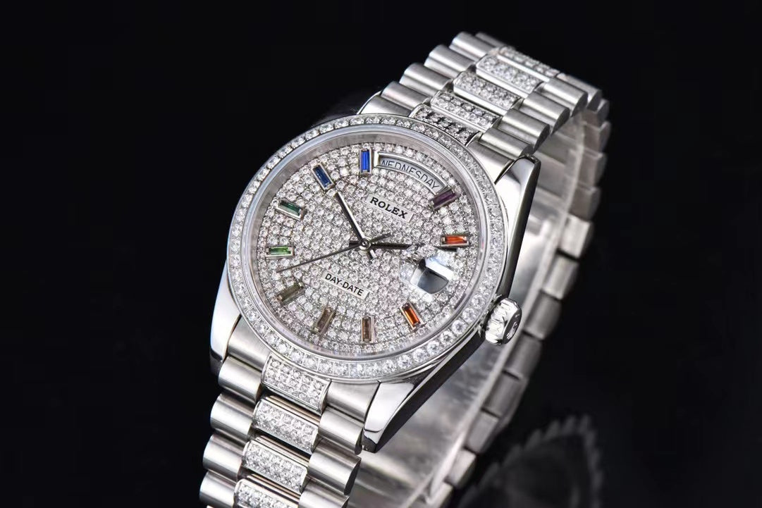 Luxury - White Silver - 904L Steel - Automatic - 36mm