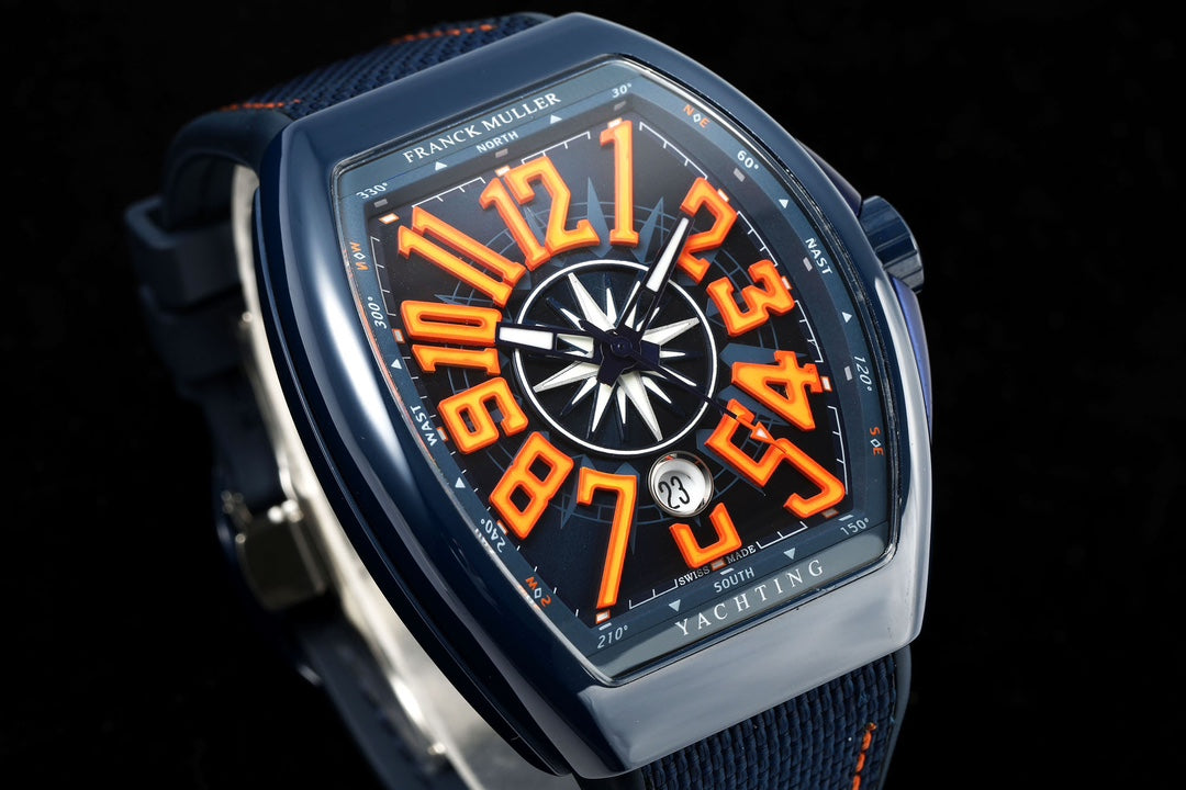 Orange Ceramic - Blue Rubber - Automatic - 45mm