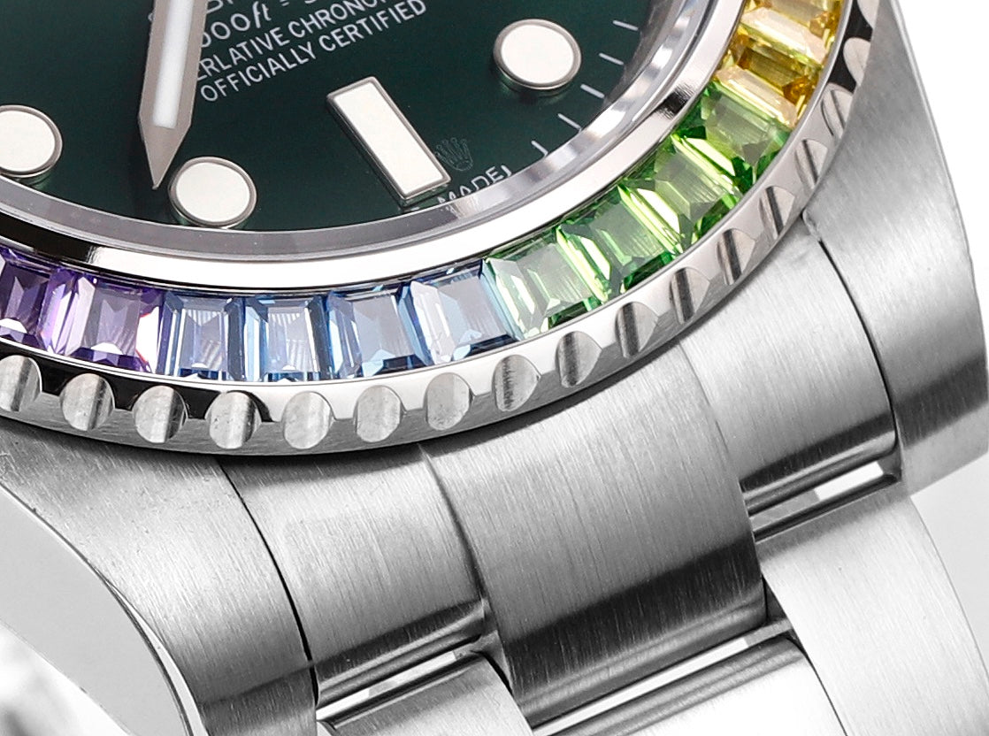 Green Dial - Rainbow 904L Steel -Automatic- 41mm