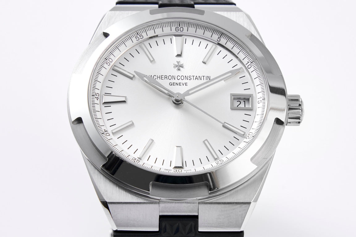 White Silver - Black Rubber - Automatic - 41mm