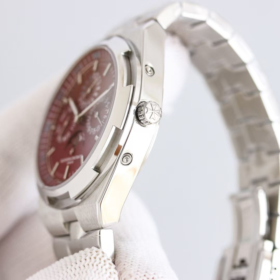 4300V-120G-B102 -Red Silver - 316L Steel - Automatic - 41mm