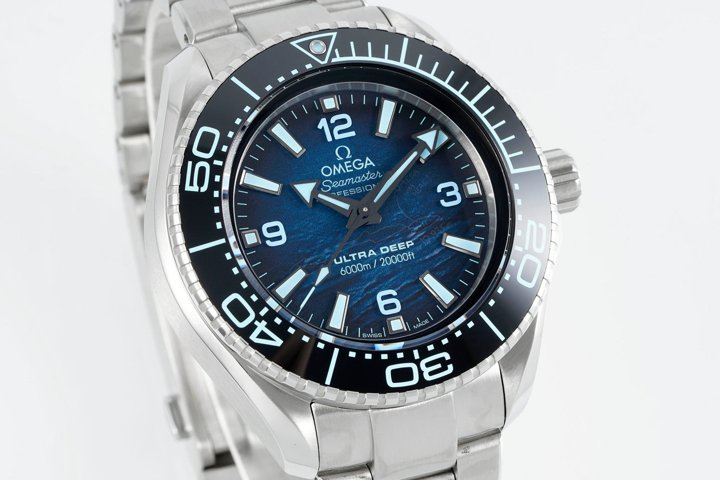 L Size Blue Sea - Silver 904L Steel - Automatic - 45mm