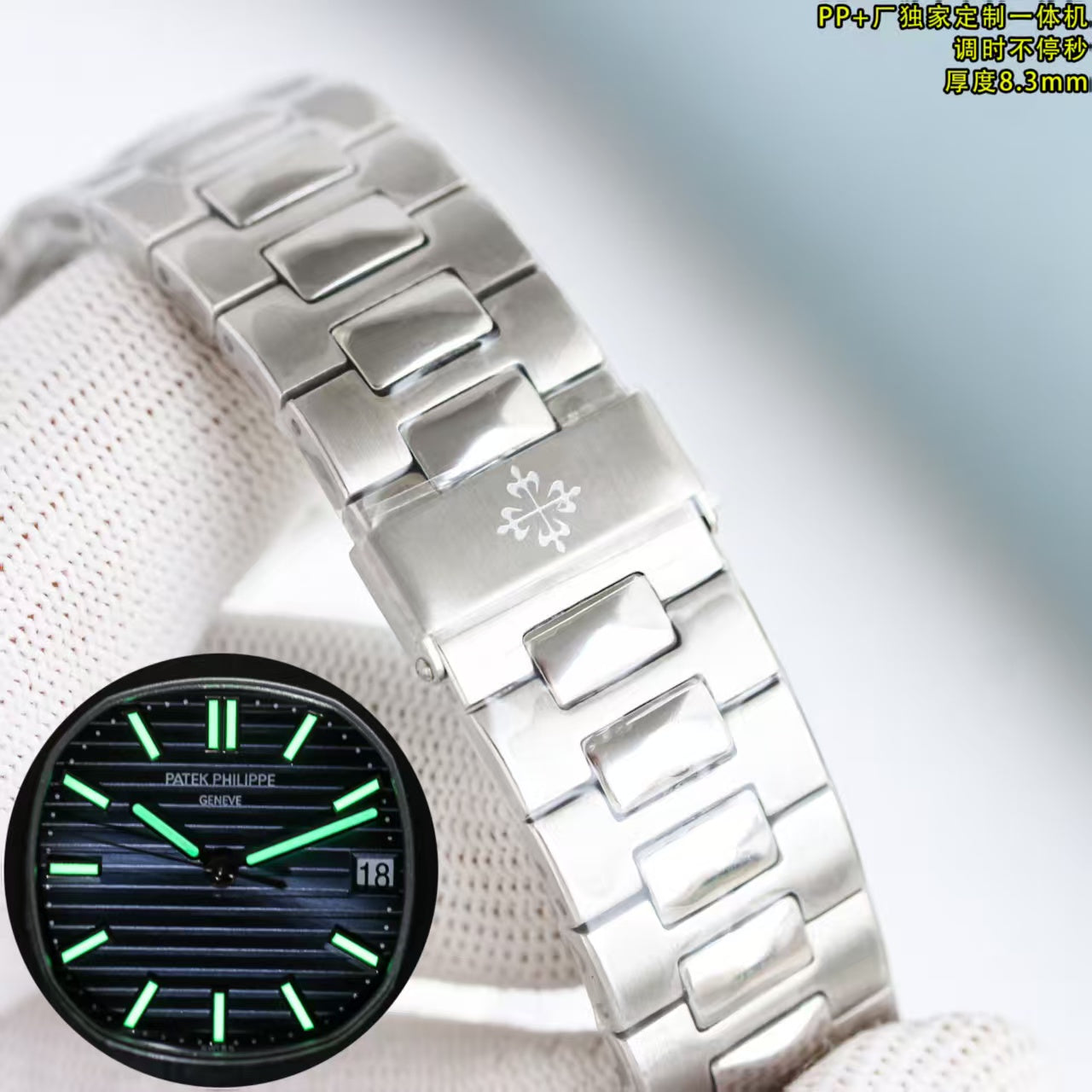 Grey Blue - Ultra thin-White 904L Steel - Automatic - 40mm