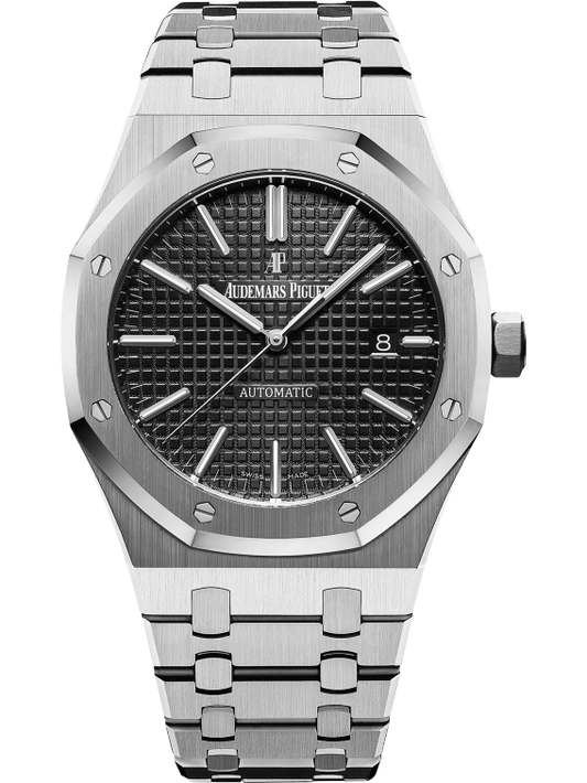 Classic 15400ST - Black 904L Steel - Silver - Automatic - 41mm