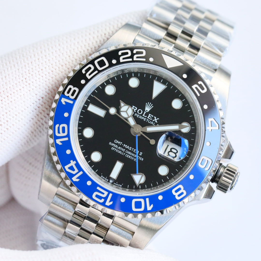 C-Factory - Blue Black- Silver 904L Steel - Automatic - 40mm