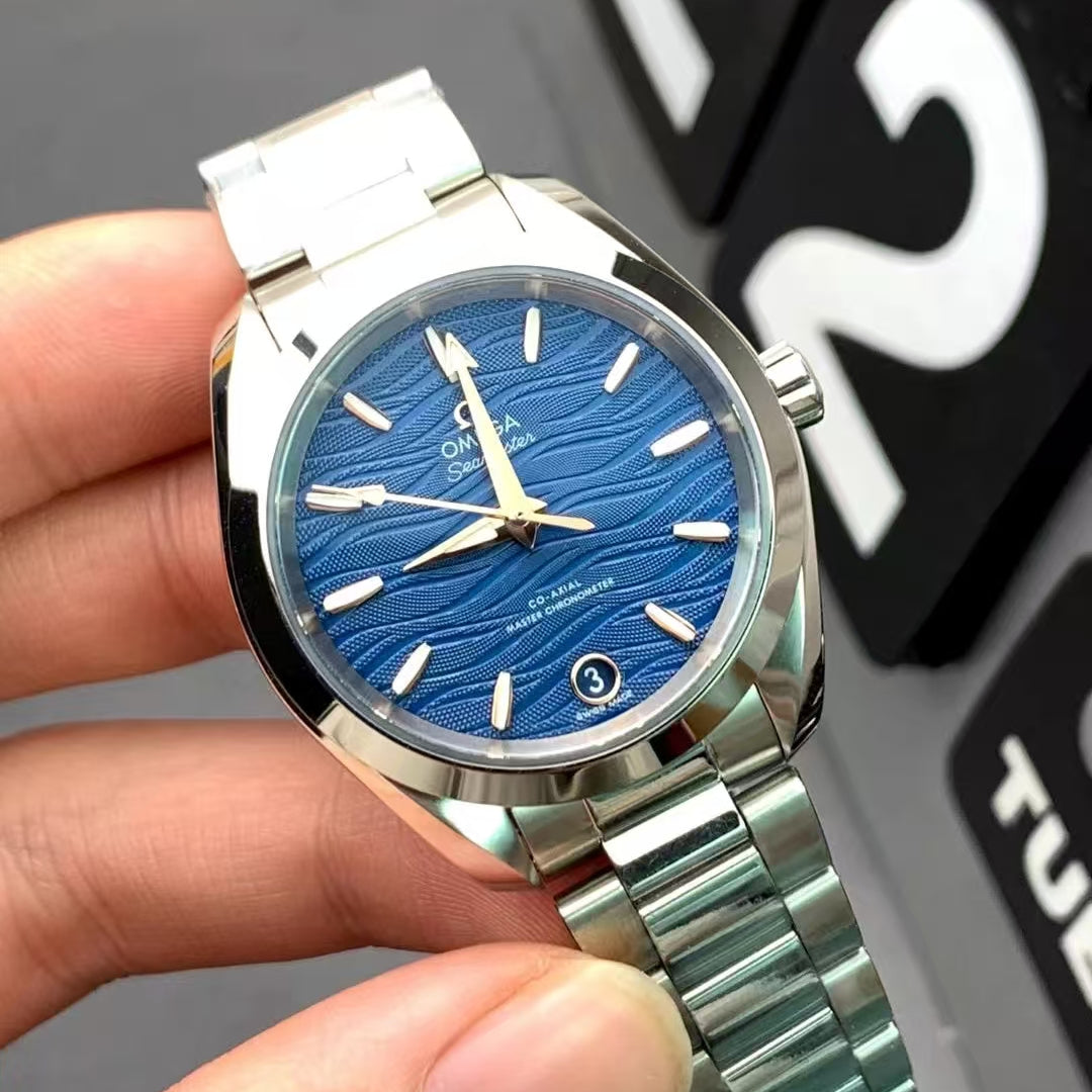 LADY-Blue 904L Steel- Blue 904L Steel- Quartz/Automatic - 34mm