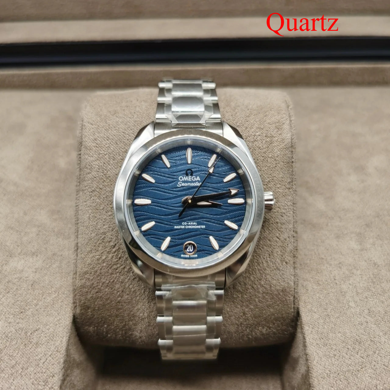 LADY-Blue 904L Steel- Blue 904L Steel- Quartz/Automatic - 34mm