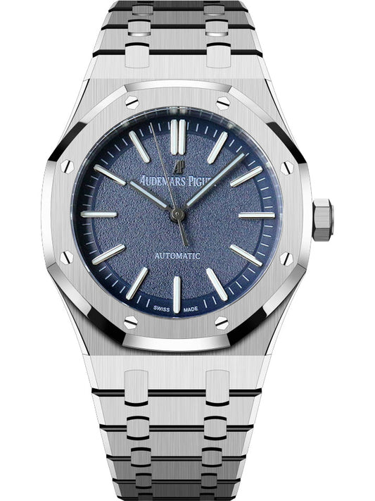 Blue frosted face - 904L Steel - Automatic - 41mm