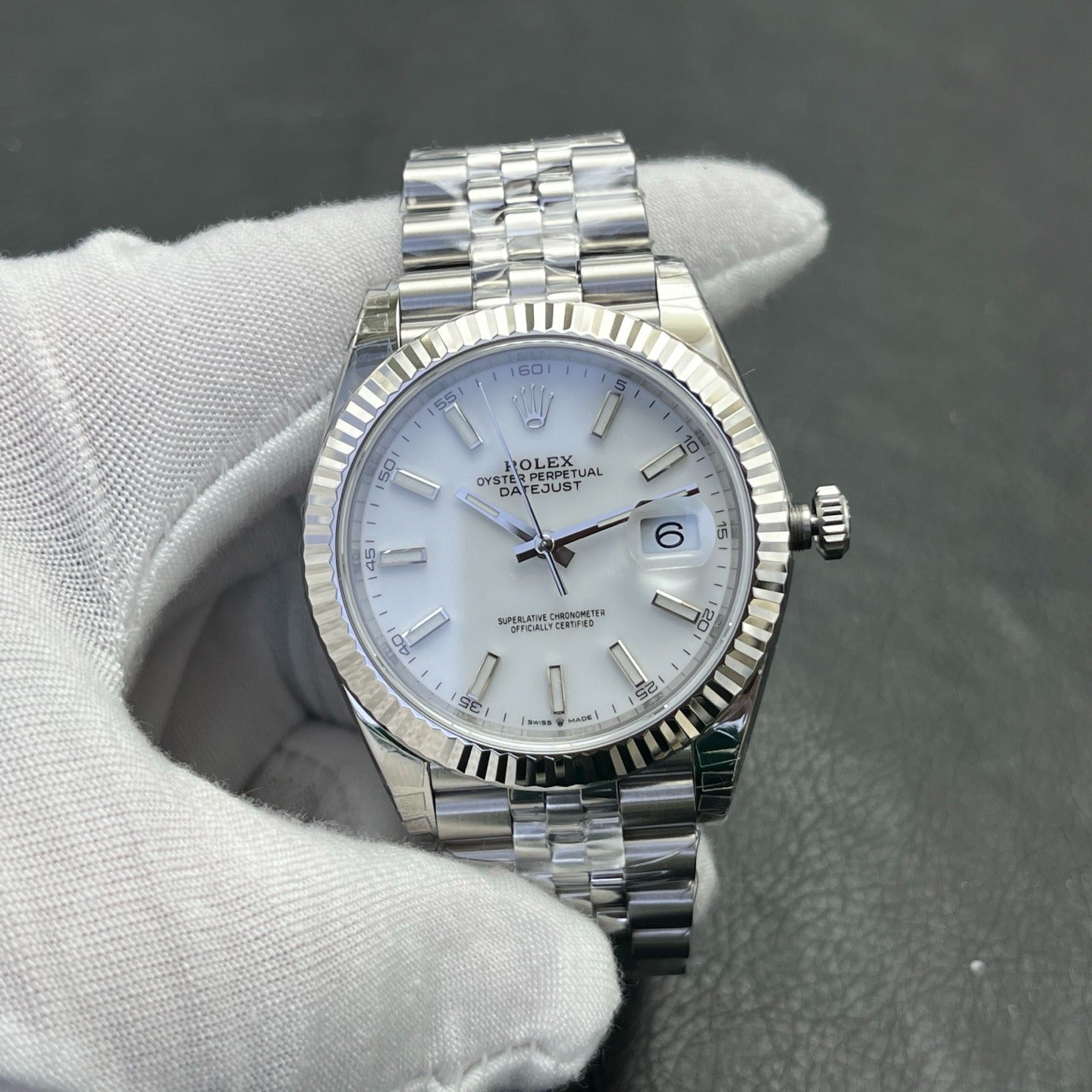 C-Factory -White - Silver 904L Steel- Automatic - 41mm
