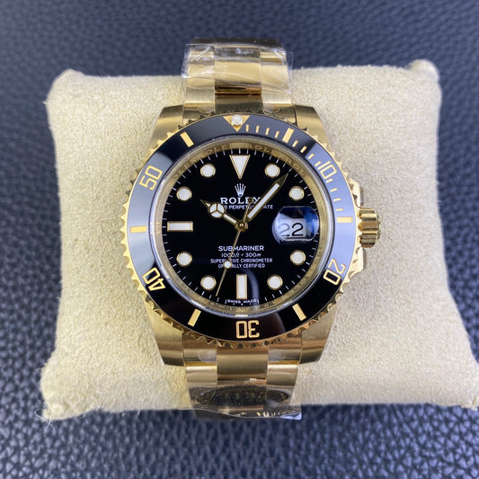 C-Factory -Black - Yellow gold 904L Steel - Automatic - 41mm