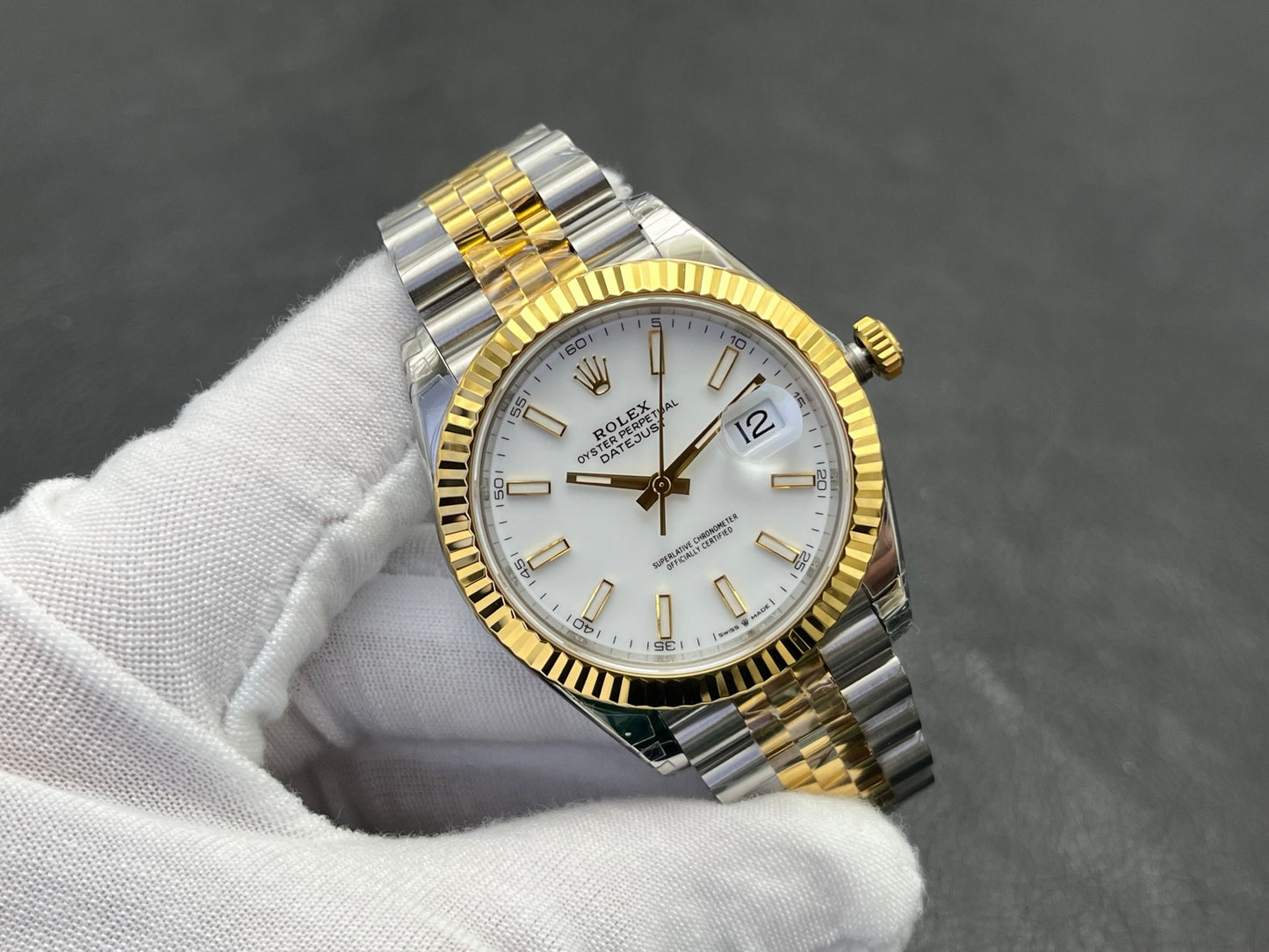 C-Factory -White - Silver Yellow 904L Steel- Automatic - 41mm