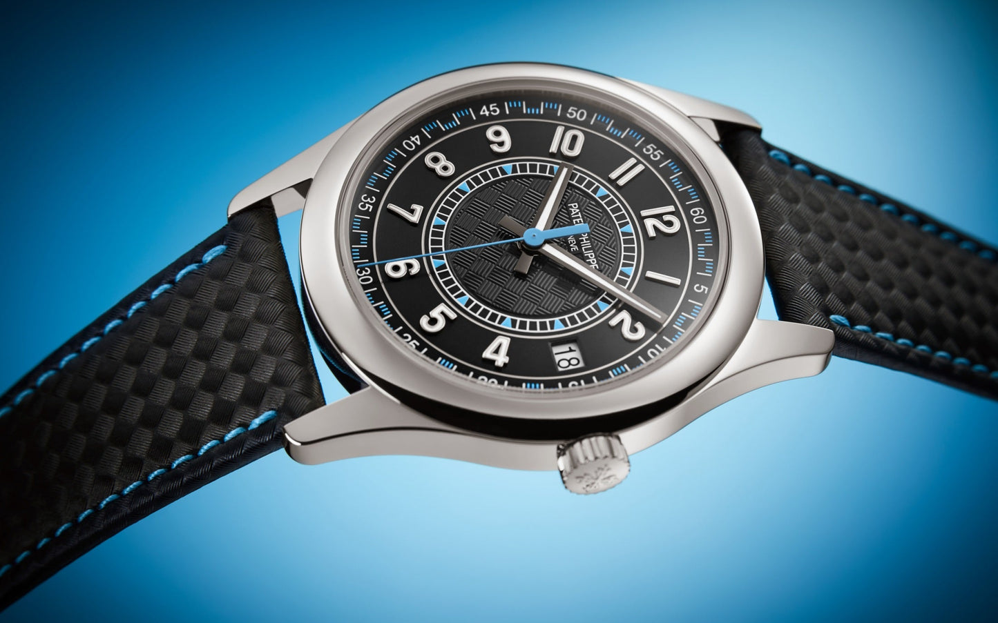 Blue Black - Black Leather - Automatic - 40mm