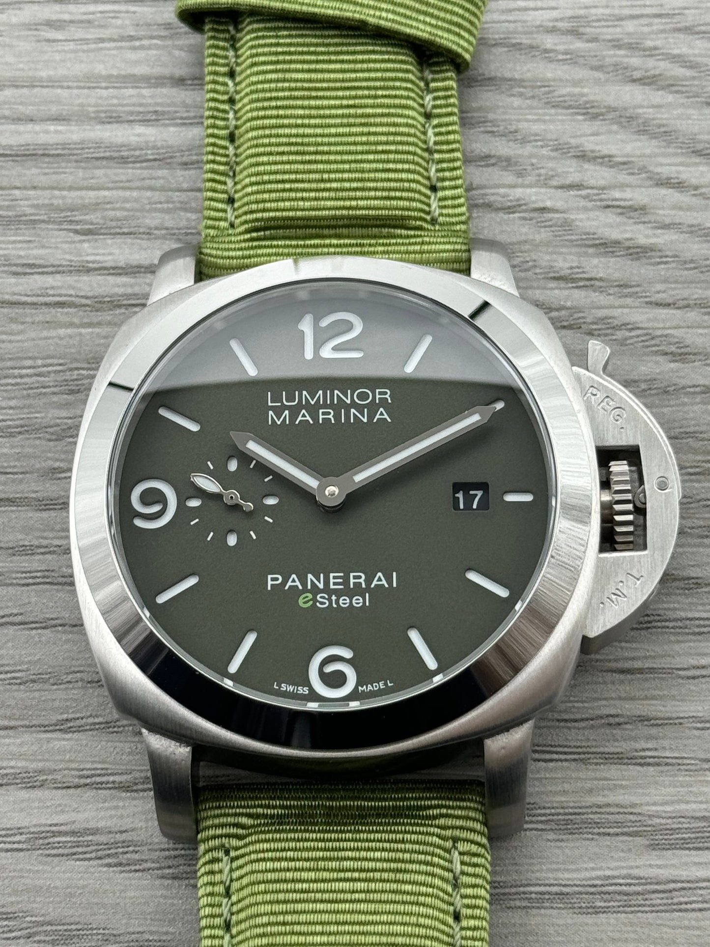 Black Silver - 904L Steel - Green Rubber -Automatic - 44mm