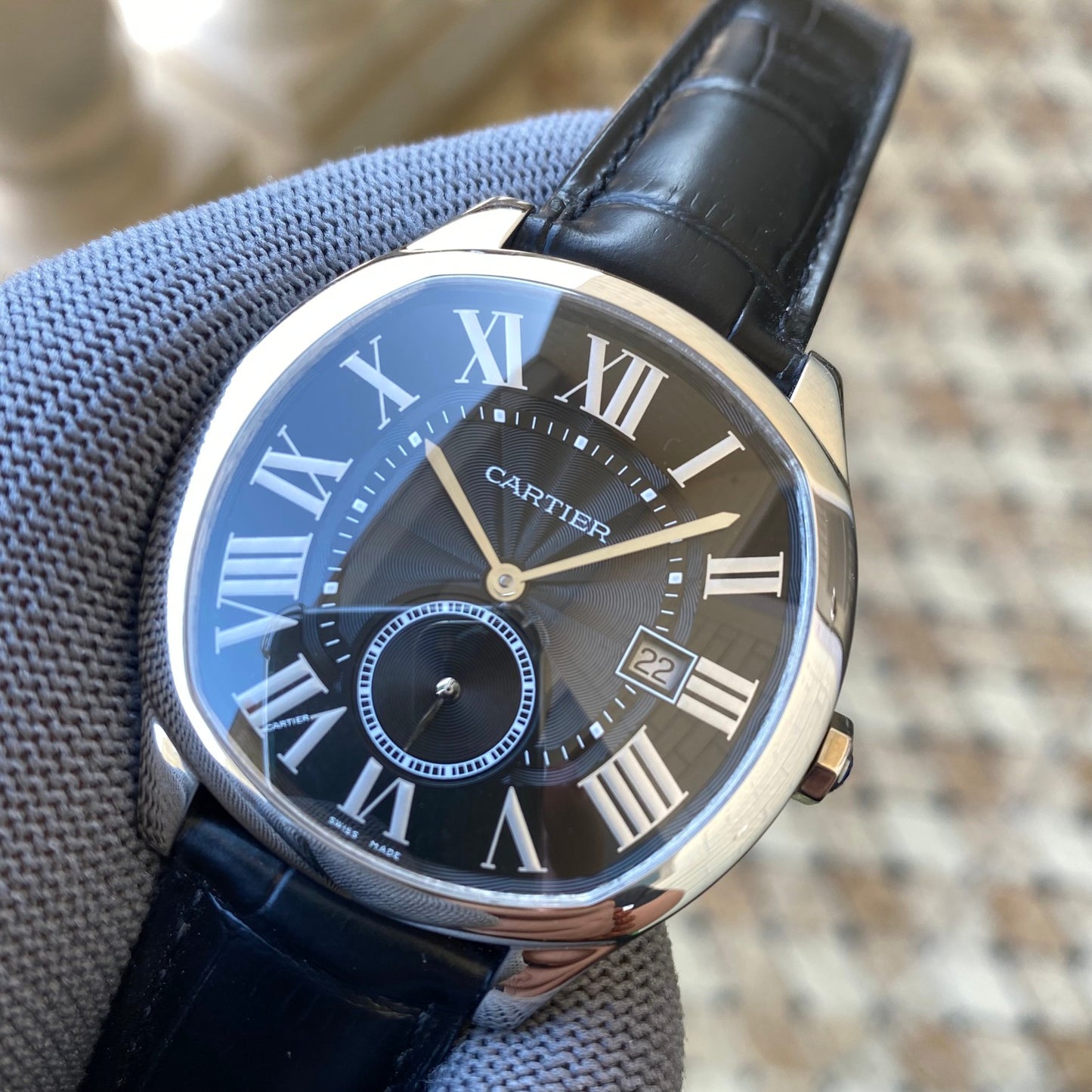 DRIVE-WSNM0009 - Black Silver- Black Leather - Automatic - 40*41mm